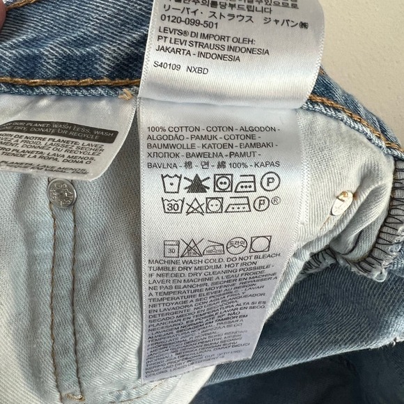 Levi's 550 Jeans Men's Size 40x32 Straight Leg Stonewash Relaxed Fit Cotton - Picture 7 of 8